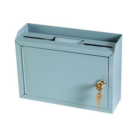 steel locking drop box|wall mounted lockable drop boxes.